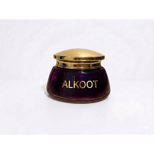 عبوة عود الكوت الدائرية الفاخرة بالغطاء الذهبي من متجر Aromatic Harmony
